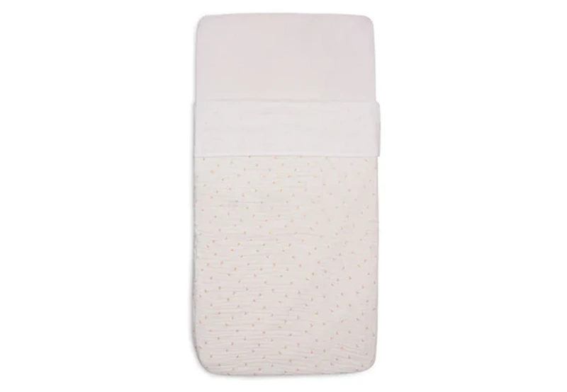 Jollein Laken Wieg 75x100cm Slub – Ivory