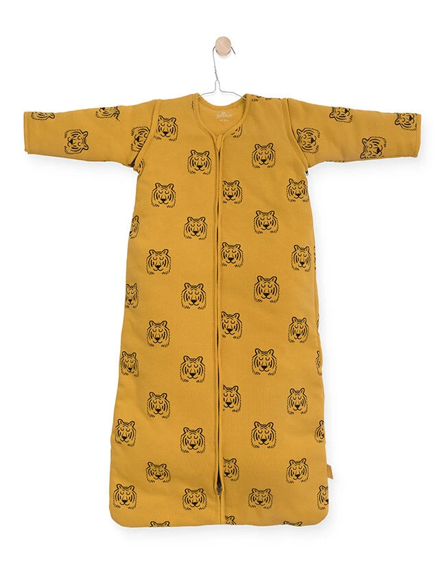 Jollein Slaapzak 70cm Met Afritsbare Mouwen TIGER Mustard