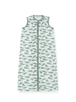 Jollein Slaapzak Hydrofiel 90 Cm Whales Ash Green