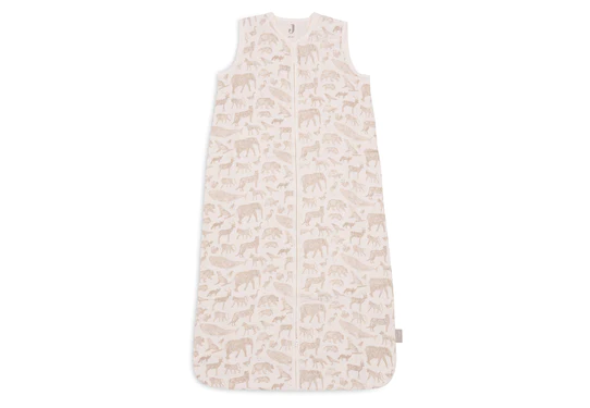Jollein Slaapzak Hydrofiel 90cm Animals Nougat
