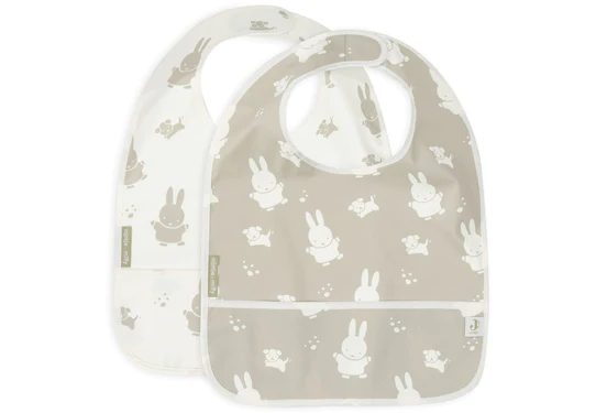 Jollein Slabben Waterproof Miffy & Snuffy Olive Green 2-pack