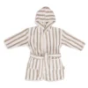 Jollein Badjas 1-2 Jaar Stripe Terry – Olive Green – GOTS
