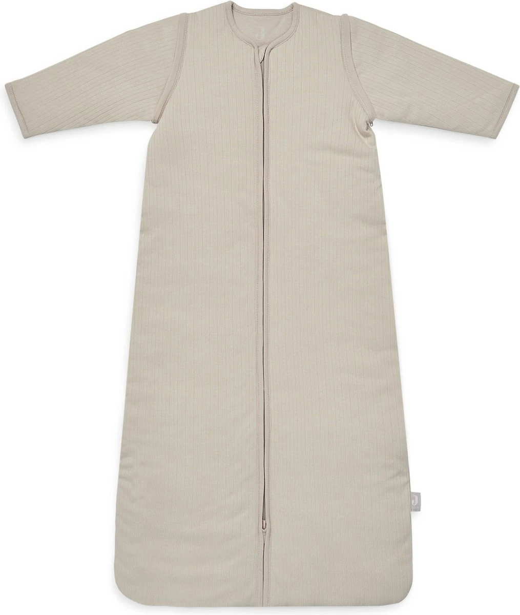 Jollein Baby Baby Winterslaapzak Met Afritsbare Mouw 110cm Basic Stipe - Nougat