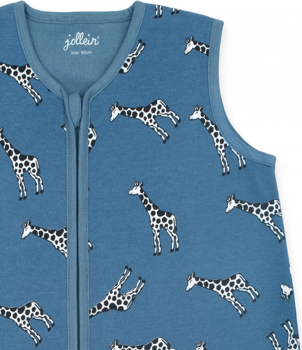 Jollein Baby Slaapzak Jersey 110cm Giraffe - Jeans Blue - Afbeelding 11