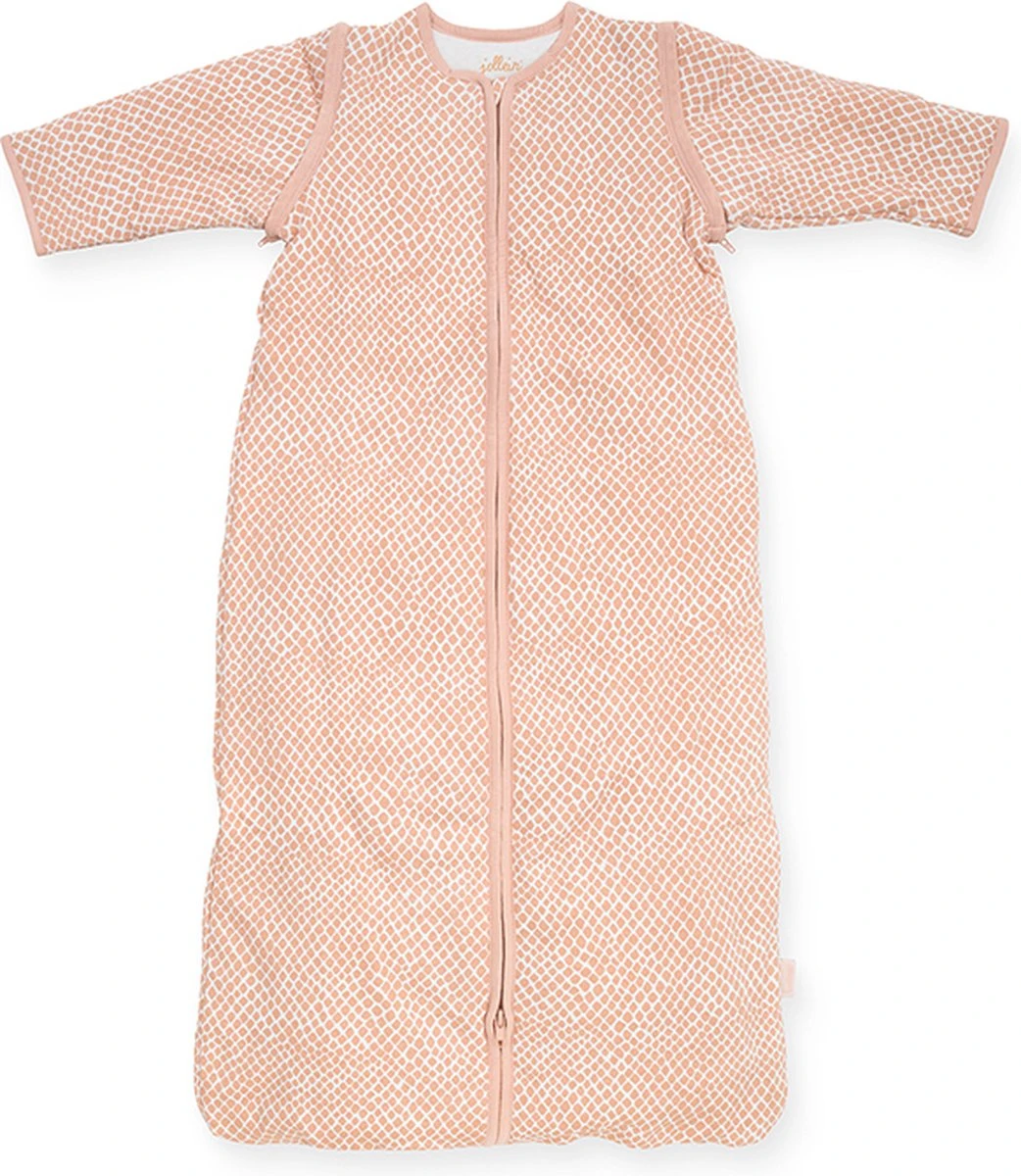 Jollein Baby Baby Winterslaapzak Met Afritsbare Mouw 110cm Snake - Pale Pink