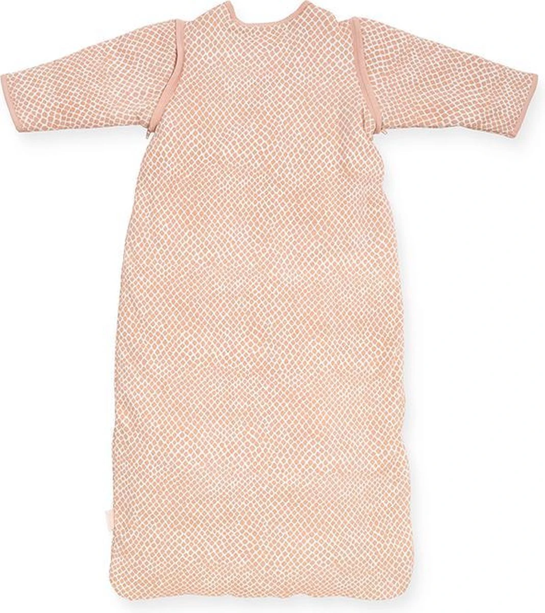 Jollein Baby Baby Winterslaapzak Met Afritsbare Mouw 110cm Snake - Pale Pink - Afbeelding 2