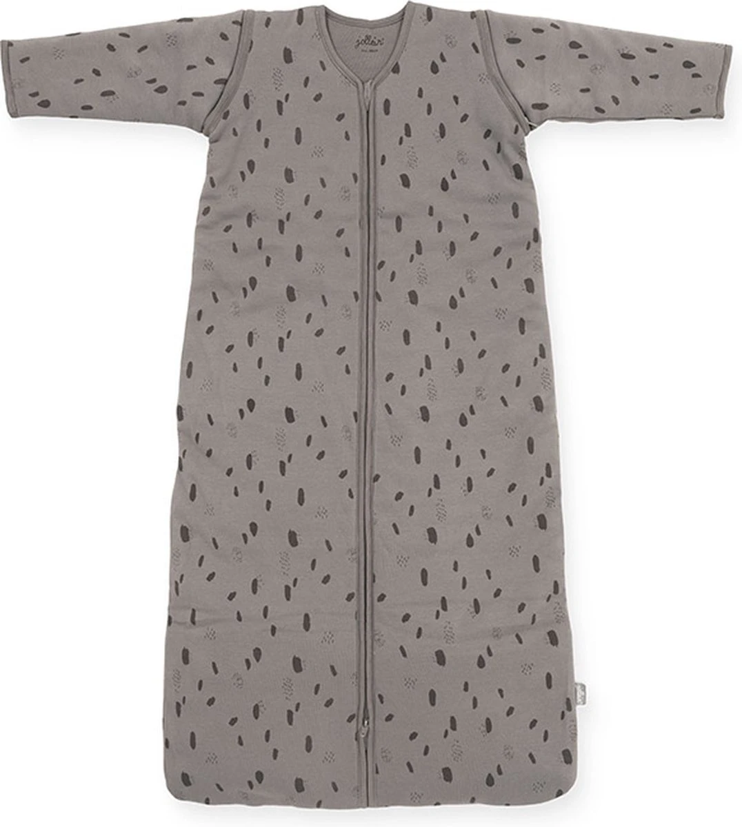Jollein Baby Baby Winterslaapzak Met Afritsbare Mouw 70cm Spot - Storm Grey