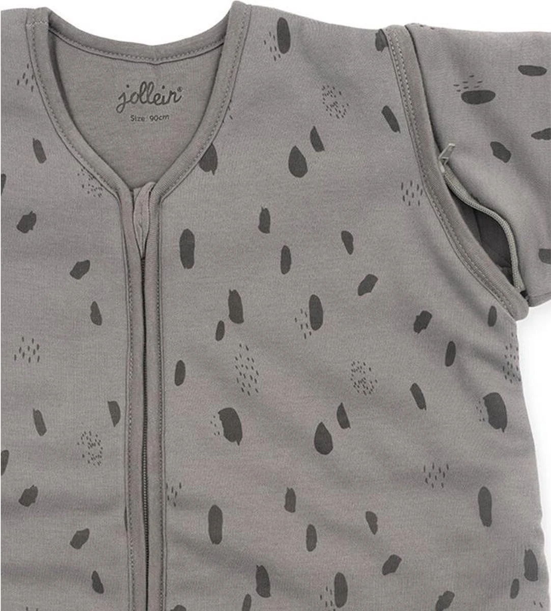 Jollein Baby Baby Winterslaapzak Met Afritsbare Mouw 70cm Spot - Storm Grey - Afbeelding 13