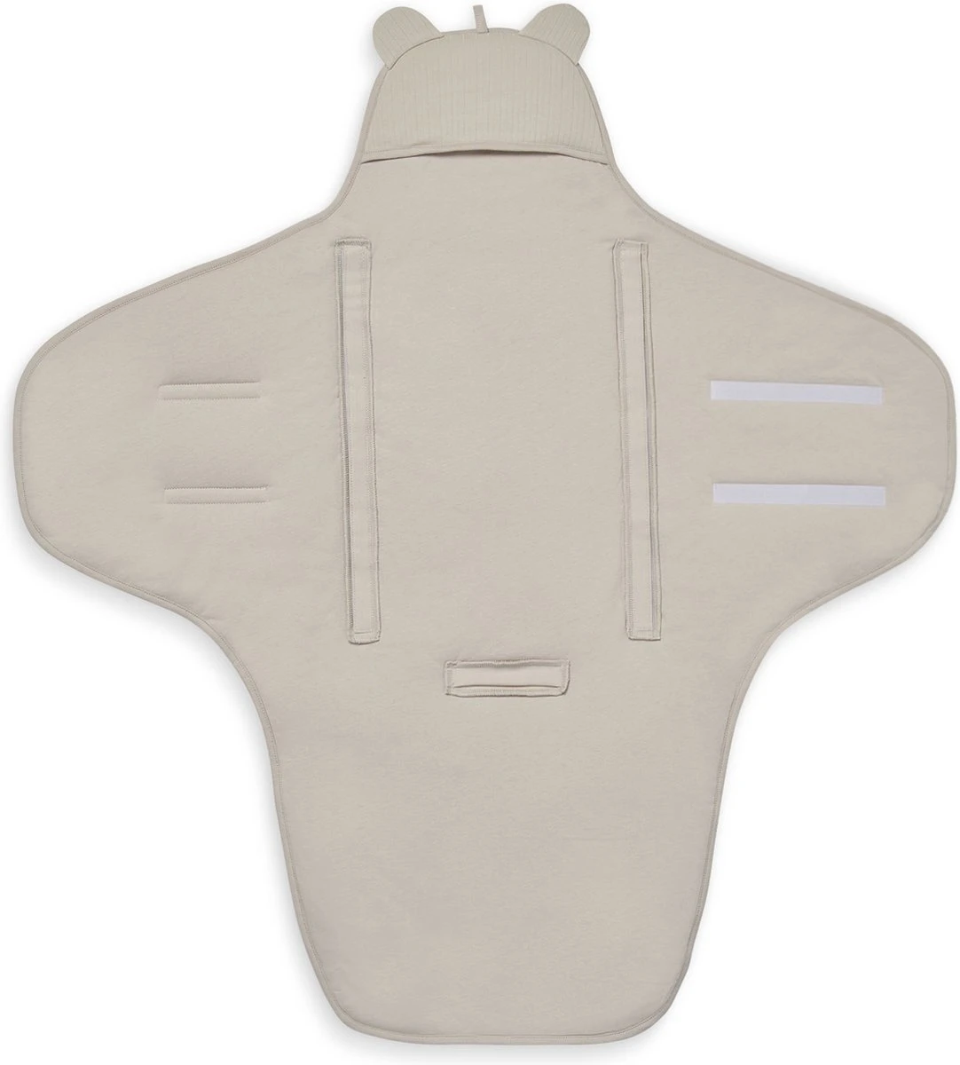 Jollein Wikkeldeken Basic Stripe - Nougat - Afbeelding 3