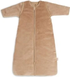 Jollein Baby Winterslaapzak Met Afritsbare Mouw 70cm Velvet - Biscuit