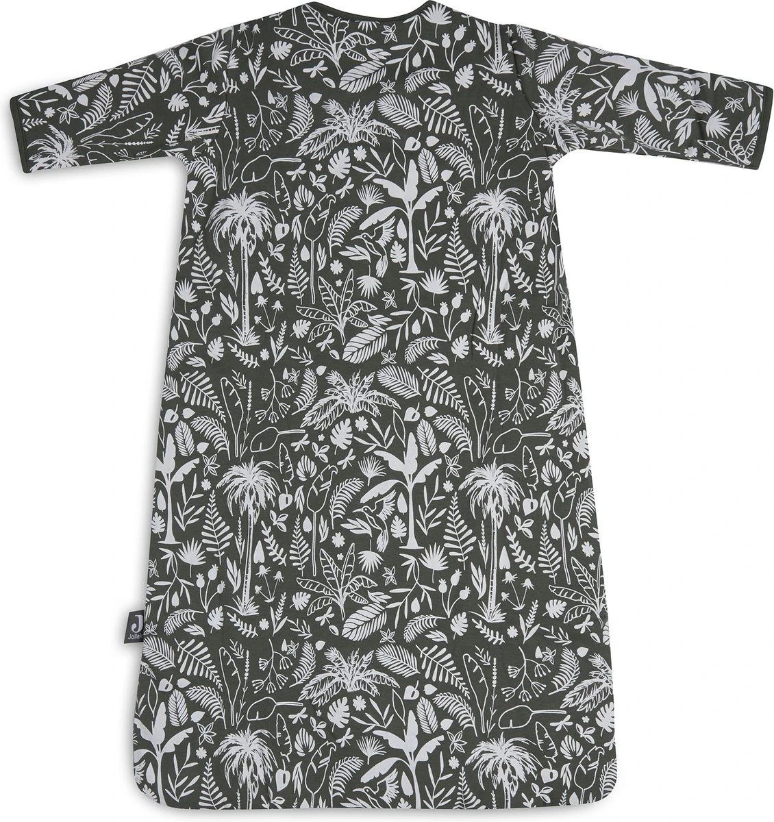 Jollein Baby Winterslaapzak 4-seizoenen 110cm Botanical - Leaf Green - Afbeelding 3