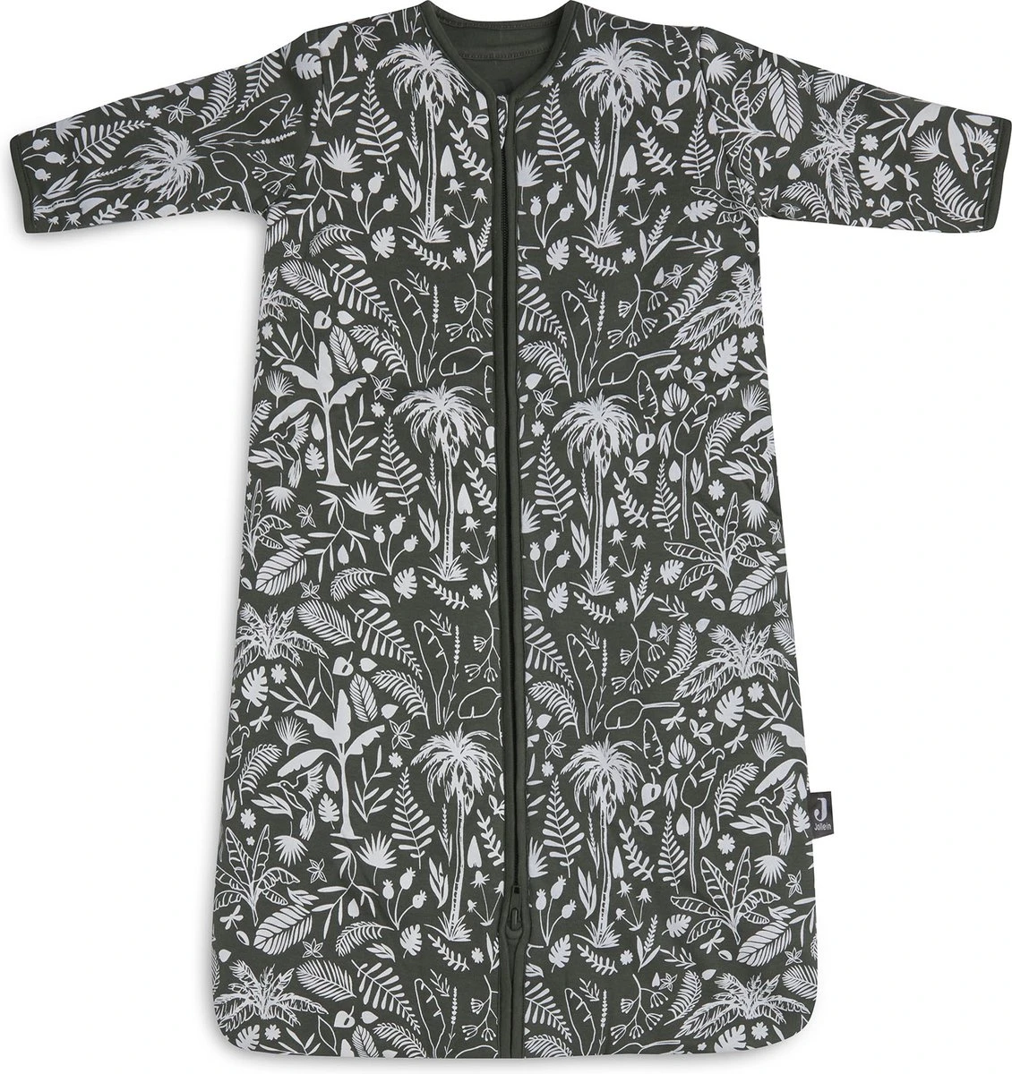 Jollein Baby Winterslaapzak 4-seizoenen 110cm Botanical - Leaf Green