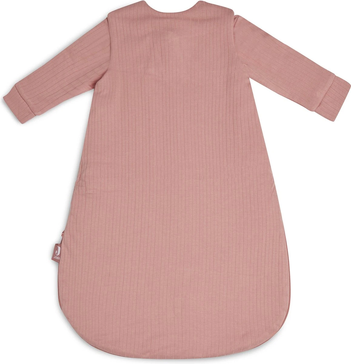 Jollein Baby Newborn Slaapzak 60cm Basic Stripe - Rosewood - Afbeelding 3