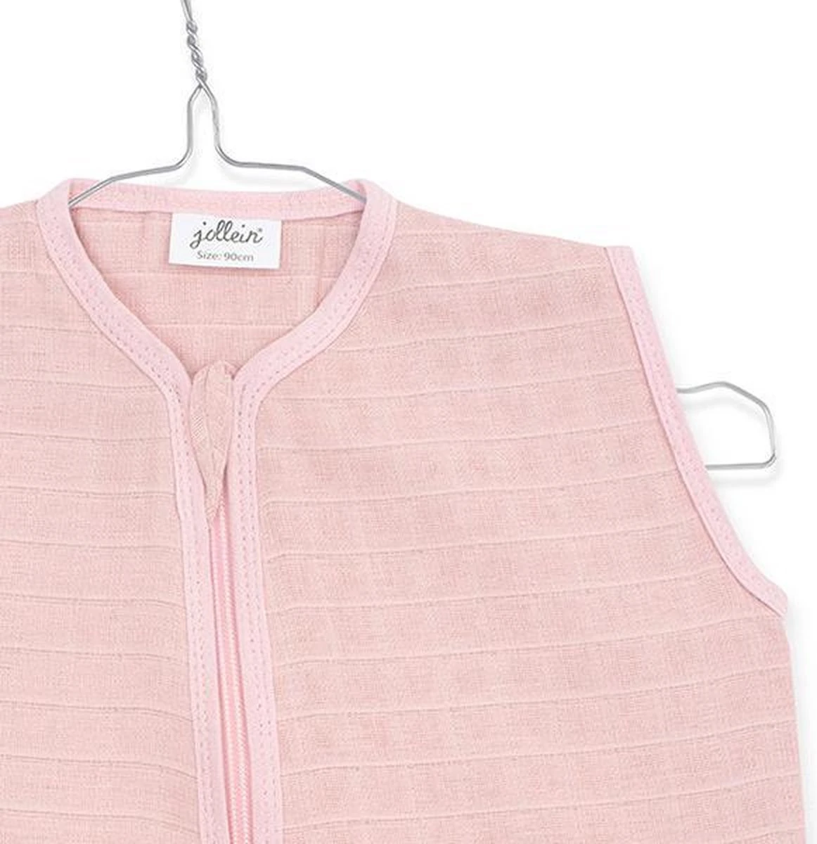 Jollein Baby Slaapzak Hydrofiel 90cm - Pale Pink - Afbeelding 13