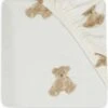 Jollein Baby Hoeslaken Jersey 60x120cm - Teddy Bear