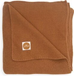Jollein Baby Deken Ledikant 100x150cm Basic Knit - Caramel