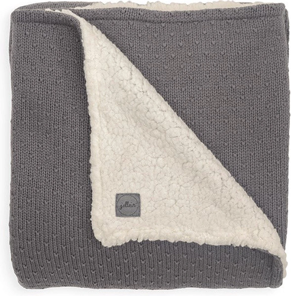 Jollein Baby Deken Wieg 75x100cm Teddy Bliss Knit - Nougat - Afbeelding 14