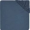 Jollein Baby Hoeslaken Ledikant Jersey 60x120cm - Jeans Blue