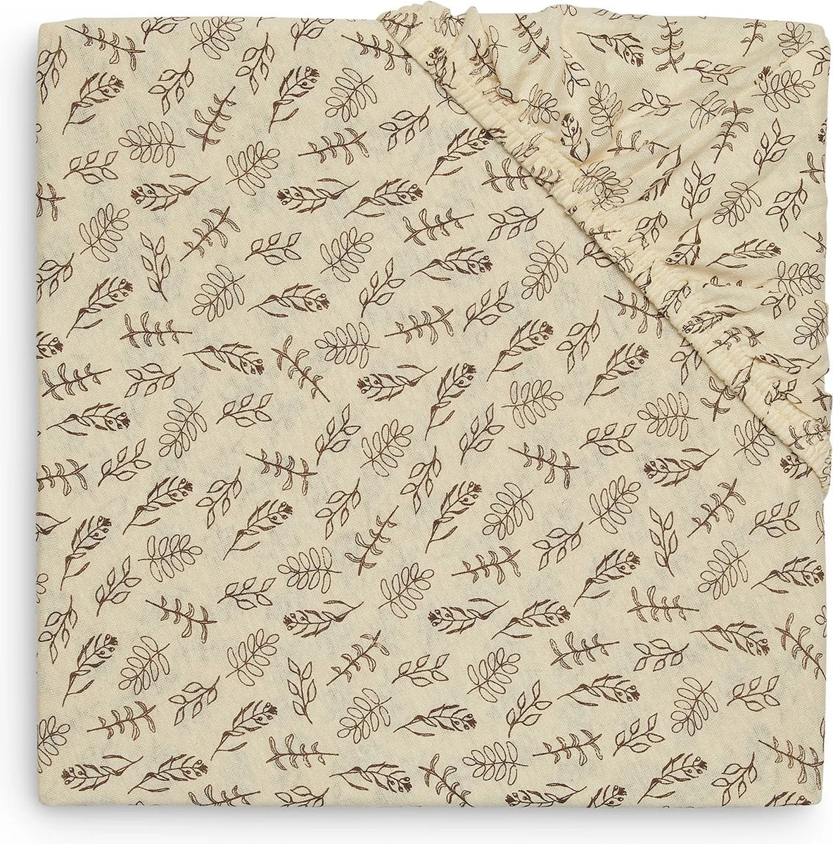 Jollein Baby Hoeslaken Ledikant Jersey 60x120cm - Meadow - Chestnut - Afbeelding 2