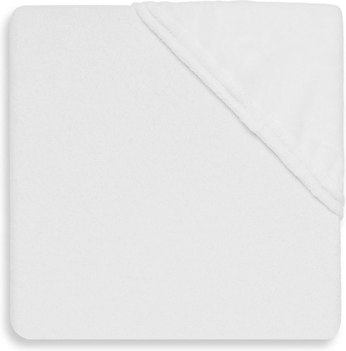 Jollein Hoeslaken Molton Ledikant 60x120cm - Wit - Afbeelding 2