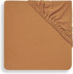 Jollein Baby Hoeslaken Ledikant Jersey 60x120cm - Caramel
