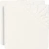 Jollein Baby Hoeslaken Ledikant Jersey 60x120cm - Ivory - 2 Stuks