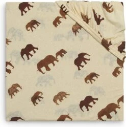 Jollein Baby Hoeslaken Wieg Jersey 40/50x80/90cm - Savannah