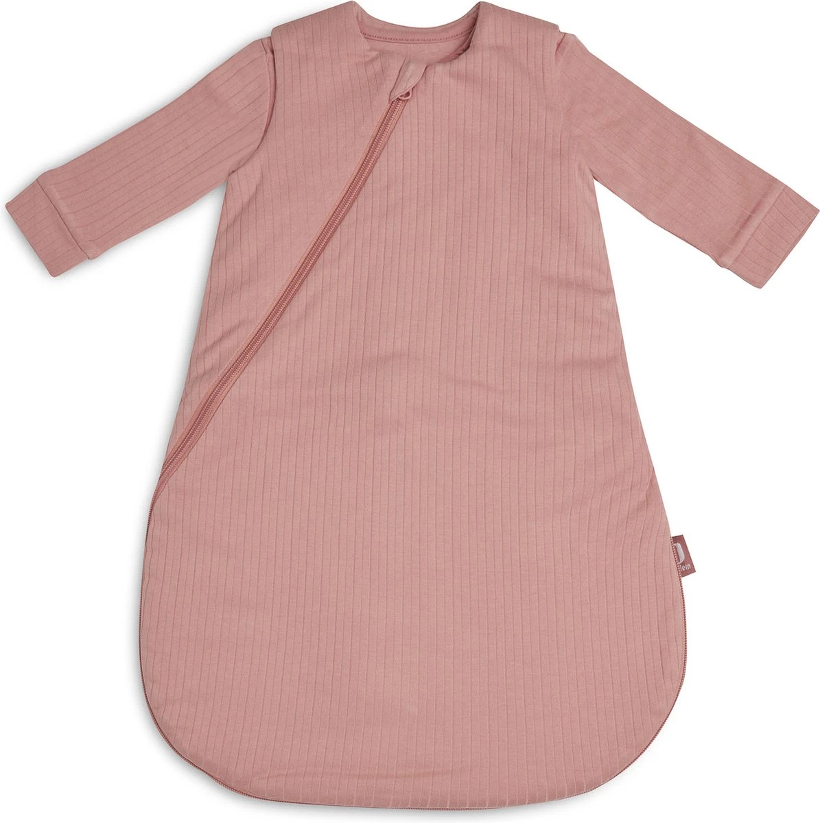 Jollein Baby Newborn Slaapzak 60cm Basic Stripe - Rosewood - Afbeelding 2