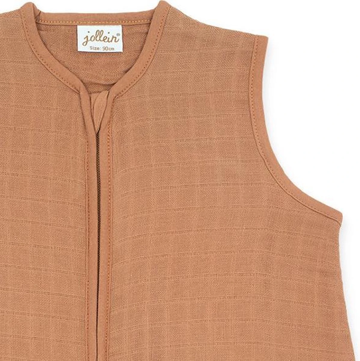 Jollein Baby Slaapzak Hydrofiel 110cm - Caramel - Afbeelding 8
