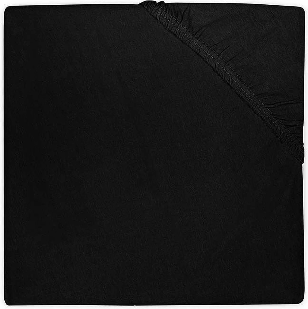 Jollein Baby Hoeslaken Boxmatras Jersey 75x95cm - Black - Afbeelding 4