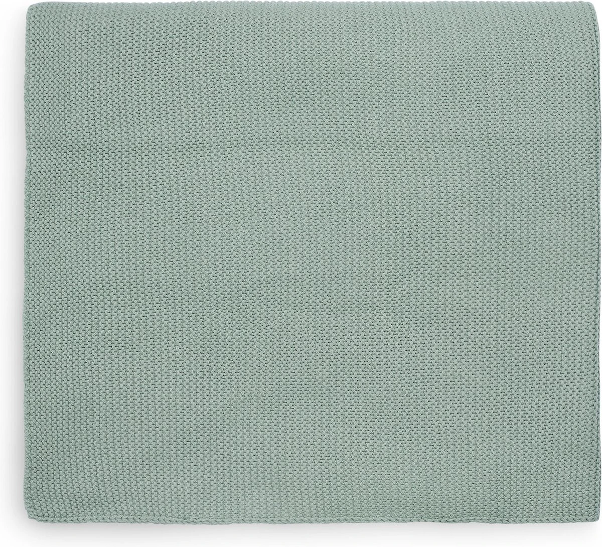 Jollein Baby Deken Ledikant 100x150cm Basic Knit - Forest Green - Afbeelding 2