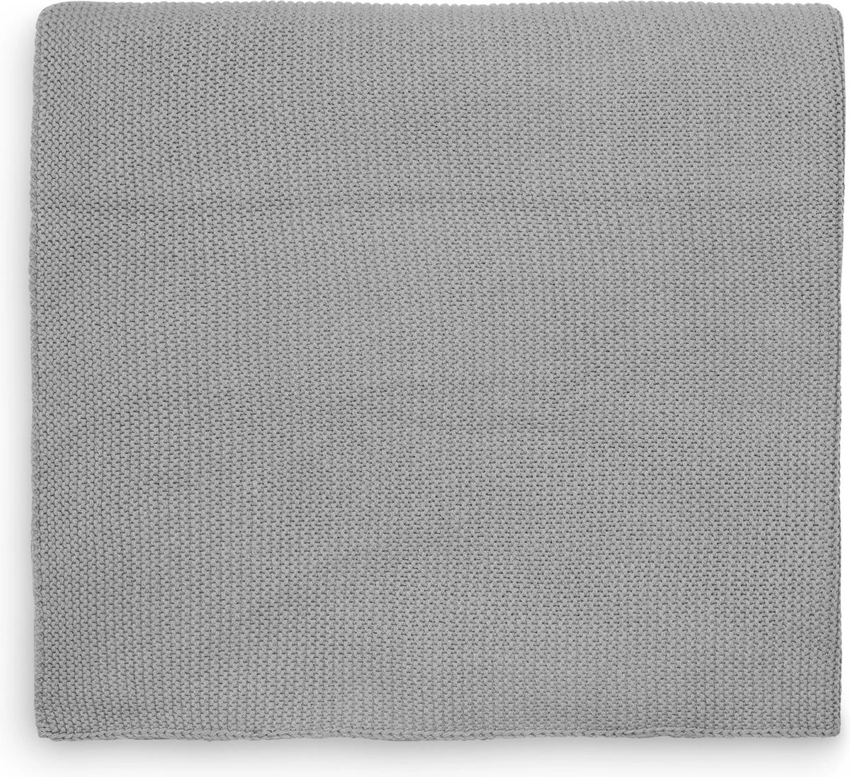 Jollein Baby Deken Ledikant 100x150cm Basic Knit - Stone Grey - Afbeelding 2
