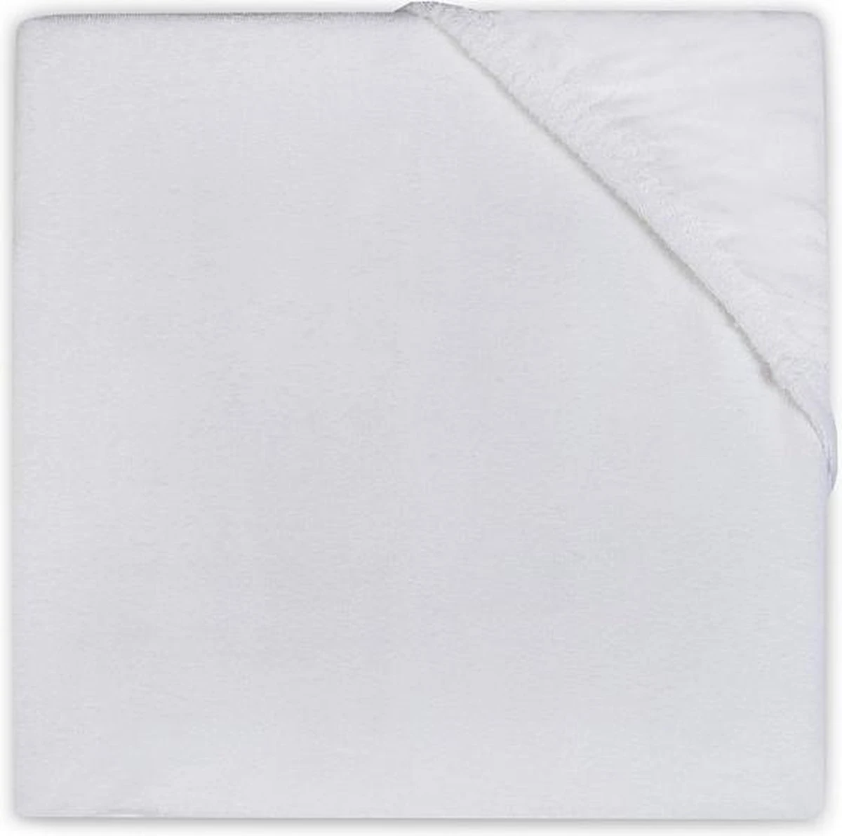 Jollein Hoeslaken Molton Ledikant 60x120cm - Wit