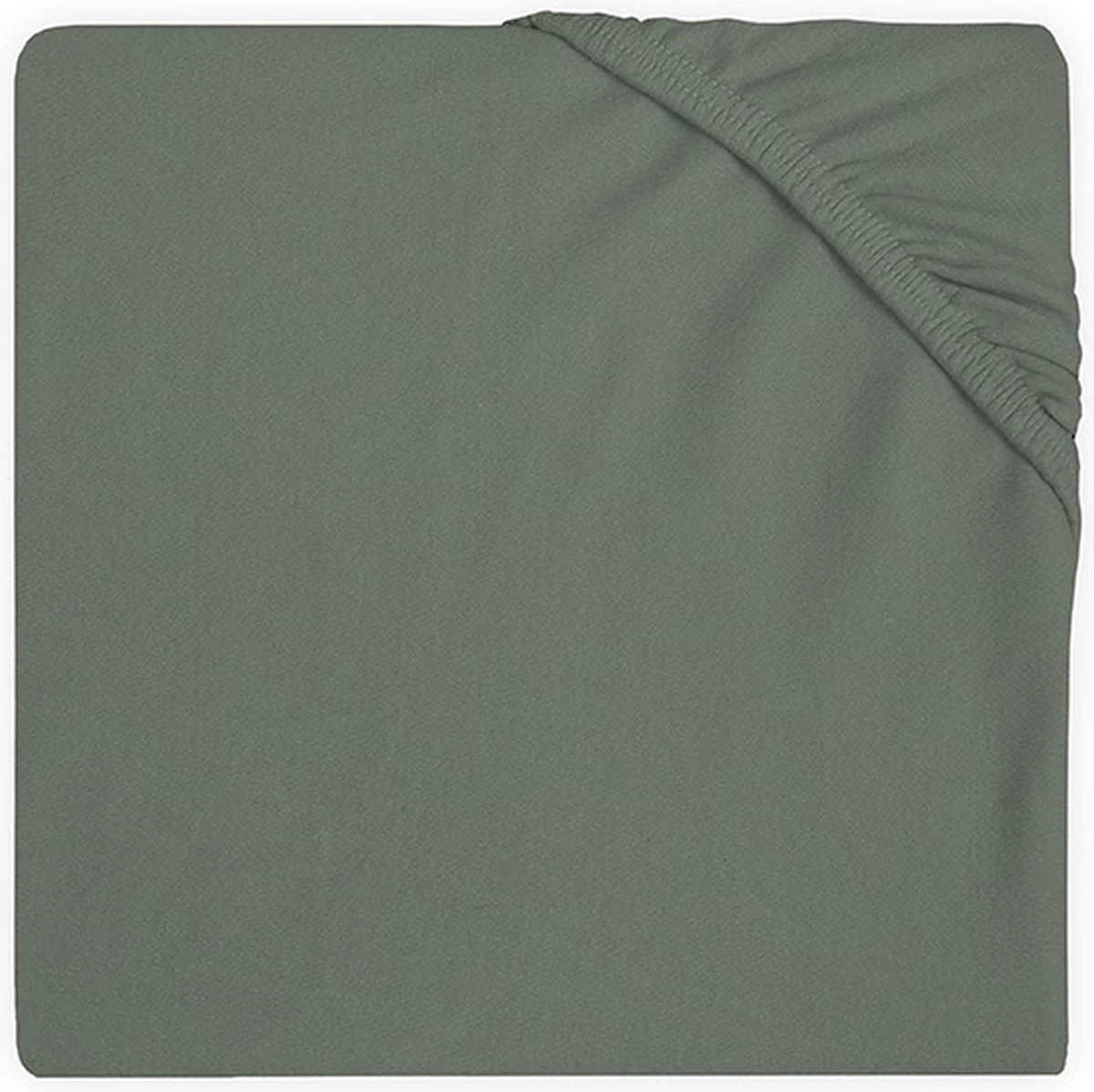 Jollein Baby Hoeslaken Boxmatras Jersey 75x95cm - Ash Green - Afbeelding 6
