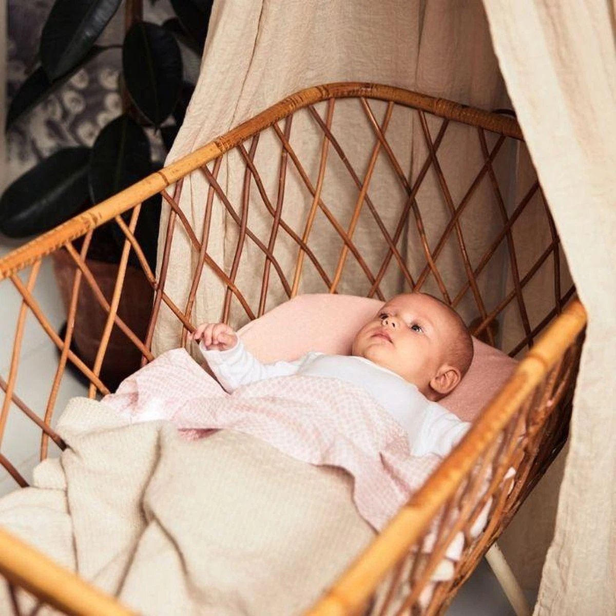 Jollein Baby Deken Wieg 75x100cm Bliss Knit - Nougat - Afbeelding 6