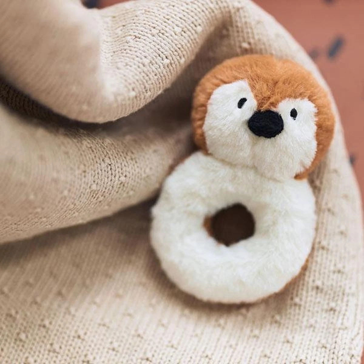 Jollein Baby Deken Wieg 75x100cm Teddy Bliss Knit - Nougat - Afbeelding 16