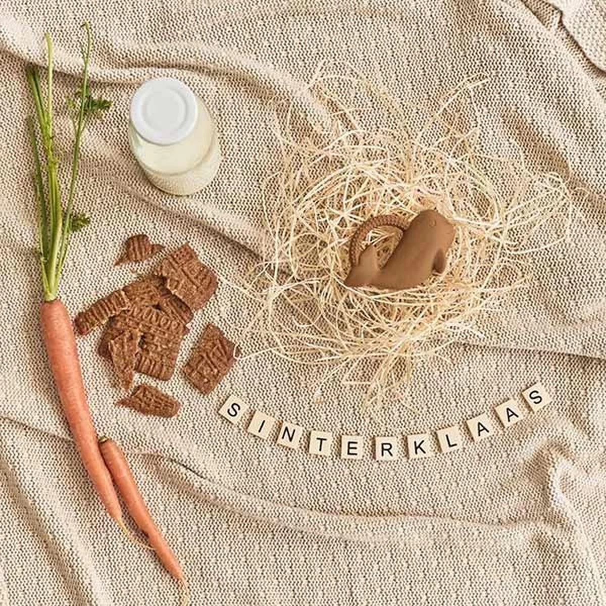 Jollein Baby Deken Wieg 75x100cm Teddy Bliss Knit - Nougat - Afbeelding 20