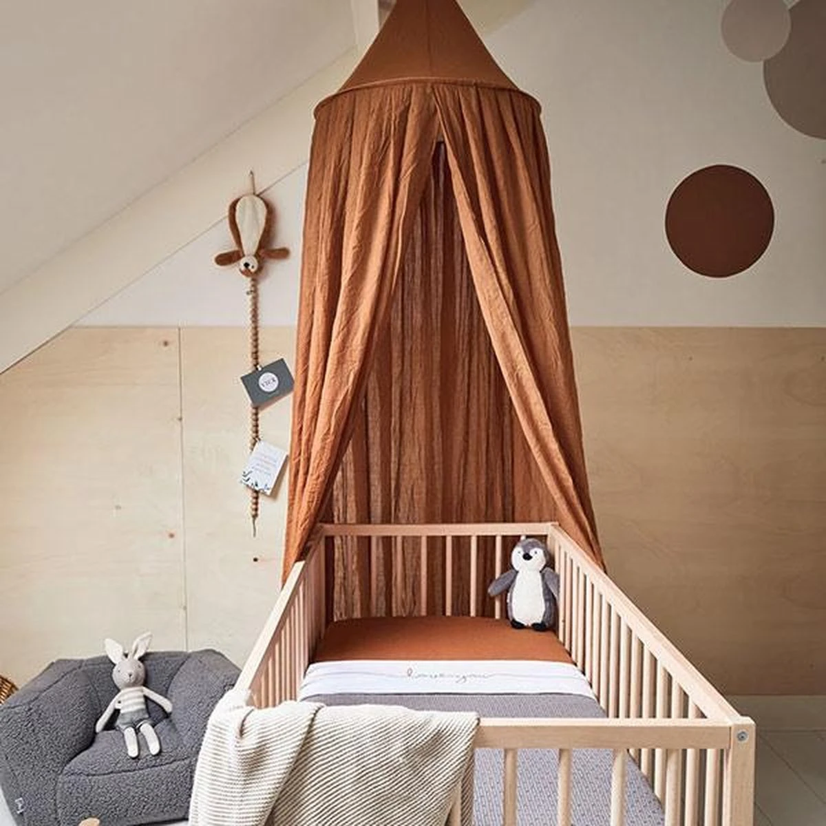 Jollein Baby Hoeslaken Ledikant Jersey 60x120cm - Caramel - Afbeelding 10