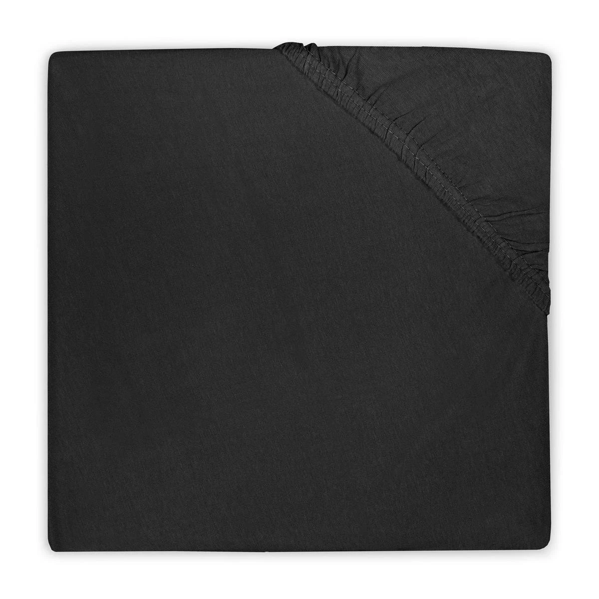 Jollein Baby Hoeslaken Boxmatras Jersey 75x95cm - Black - Afbeelding 6