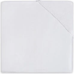 Jollein Baby Hoeslaken Peuterbed Katoen 75x150cm - Wit