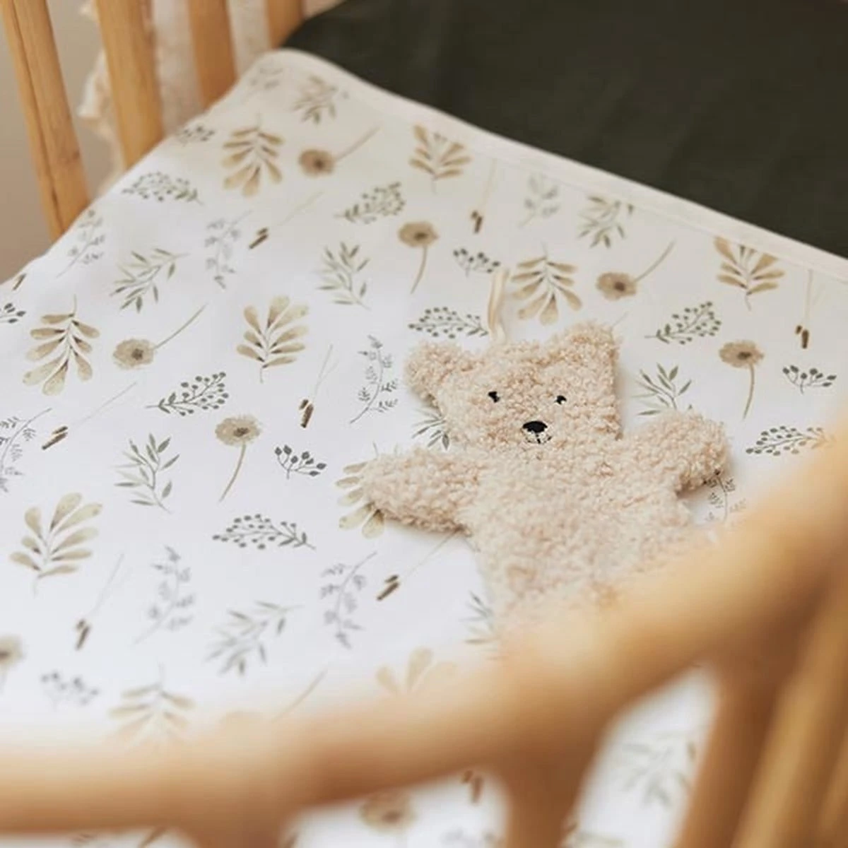 Jollein Baby Overtrek Ledikant 100x135/140cm - Wild Flowers - Afbeelding 2