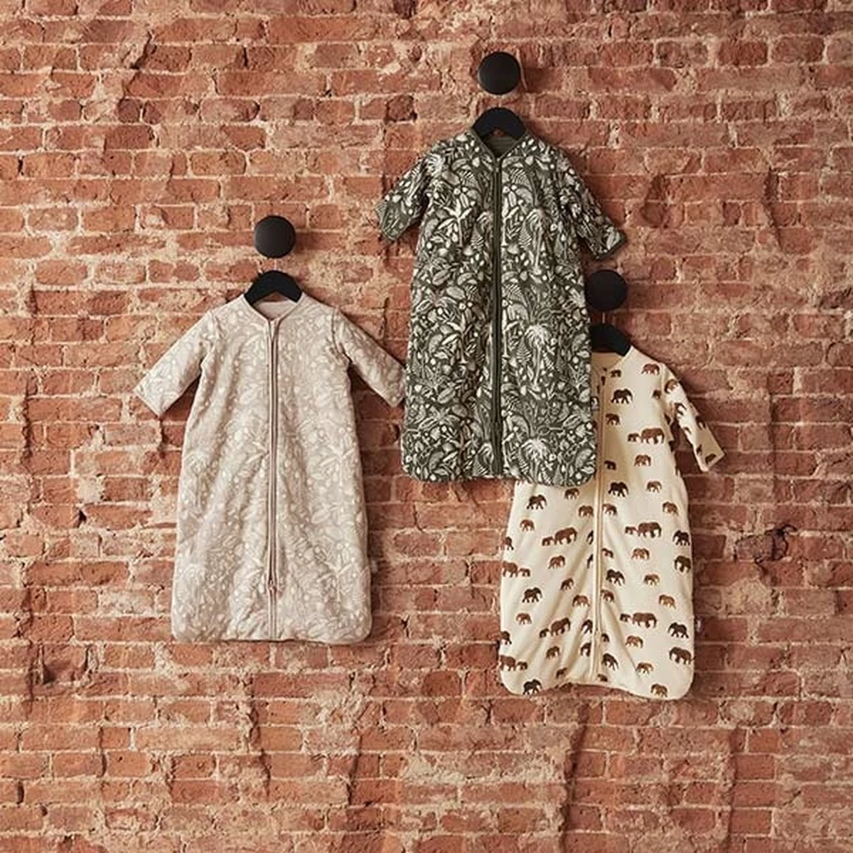 Jollein Baby Winterslaapzak 4-seizoenen 110cm Botanical - Leaf Green - Afbeelding 12