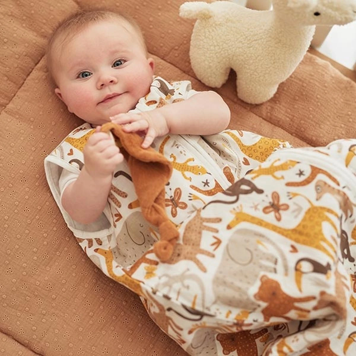 Jollein Baby Slaapzak Hydrofiel 90cm Jungle - Afbeelding 12