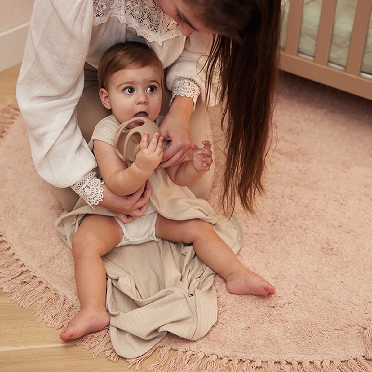 Jollein Zomerslaapzak 110cm Ajour Nougat - Afbeelding 6