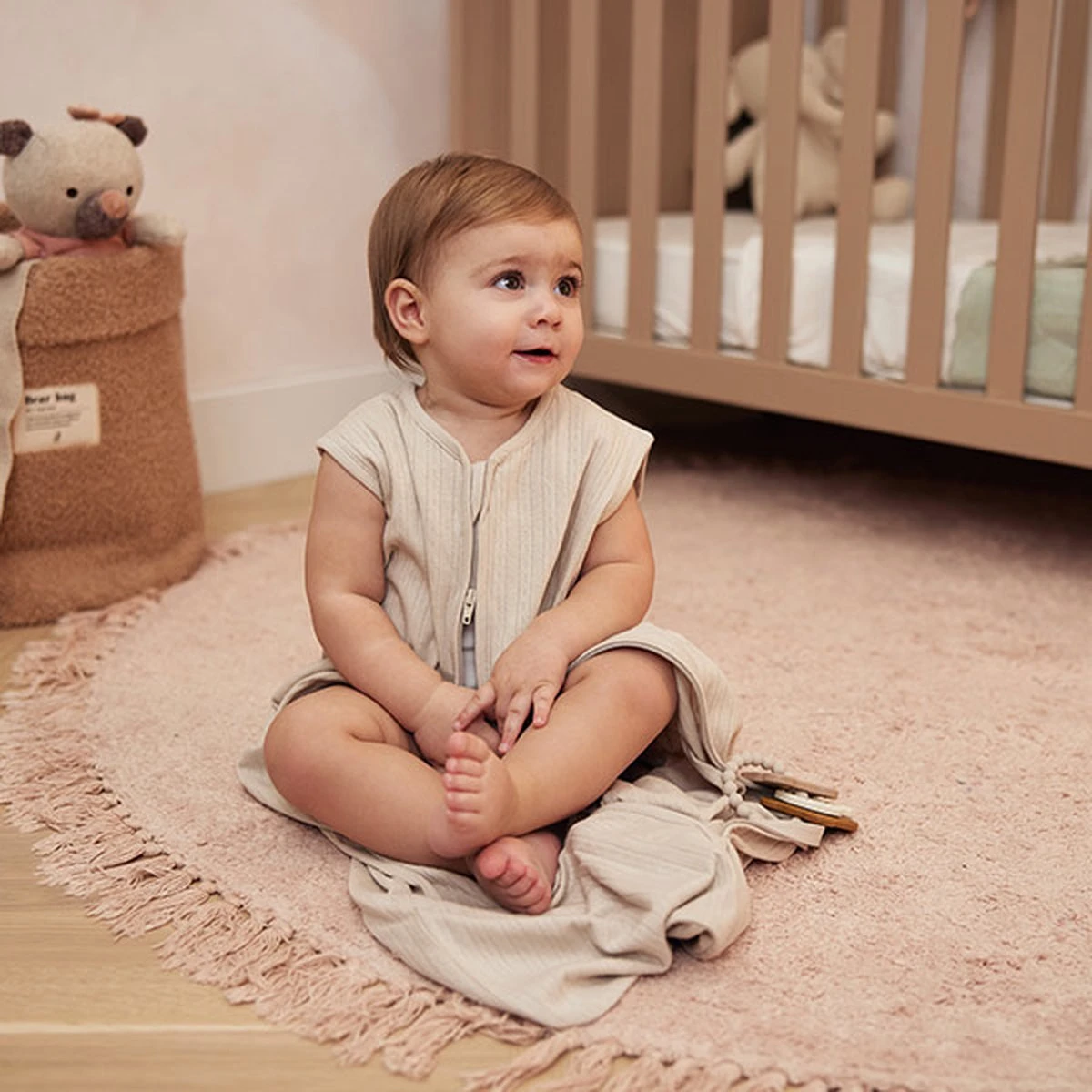 Jollein Zomerslaapzak 110cm Ajour Nougat - Afbeelding 9