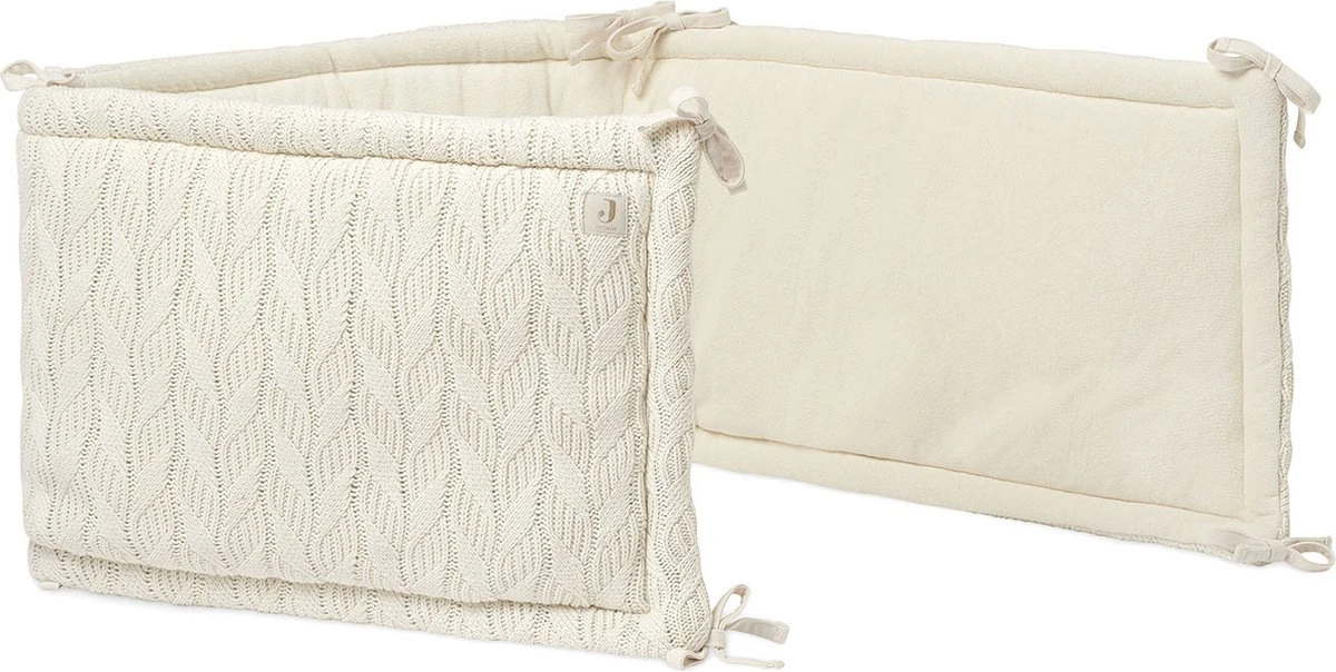 Jollein Bedomrander Spring Knit 180x35cm - Ivory