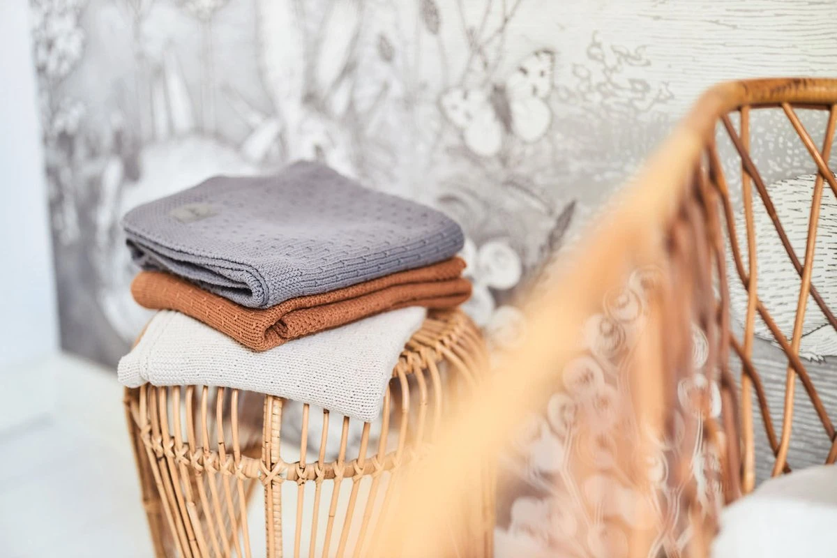 Jollein Baby Deken Wieg 75x100cm Bliss Knit - Nougat - Afbeelding 17