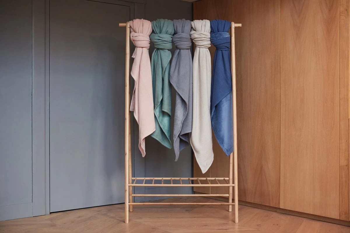 Jollein Baby Deken Ledikant 100x150cm Basic Knit Forest Green/Fleece - Afbeelding 8