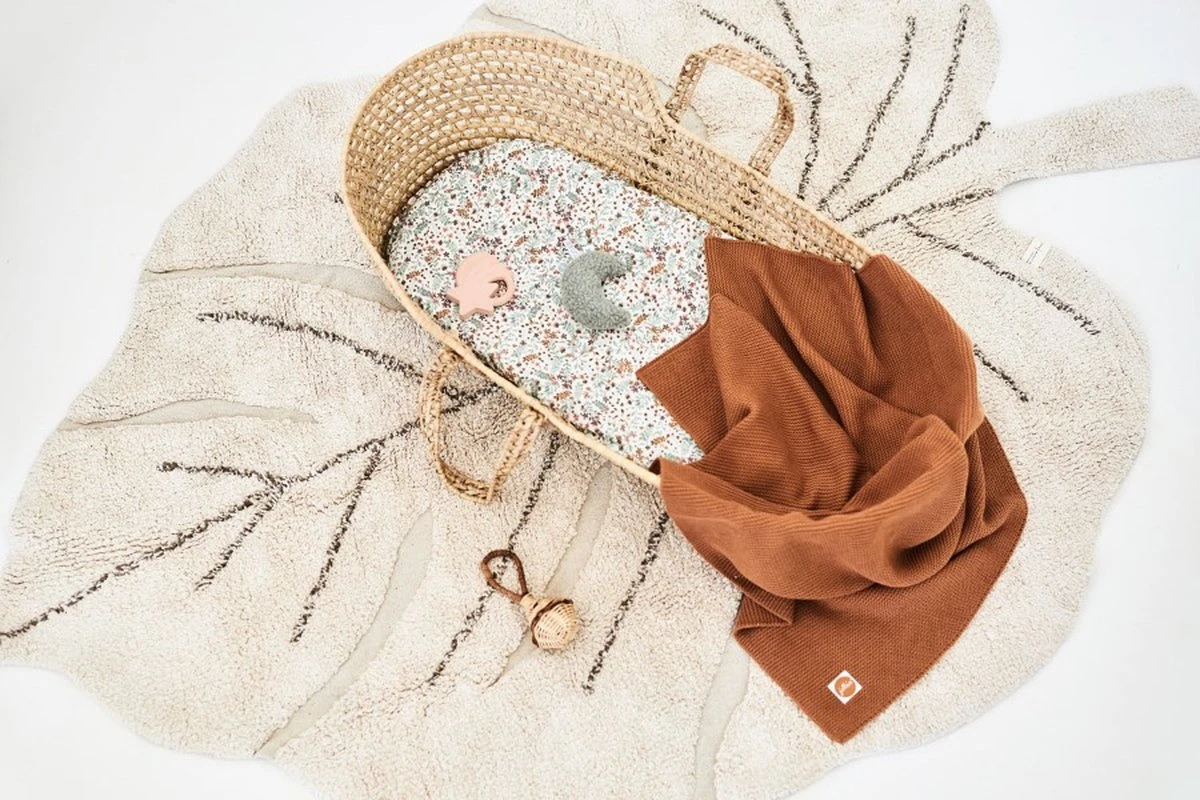 Jollein Baby Deken Ledikant 100x150cm Basic Knit - Caramel - Afbeelding 15