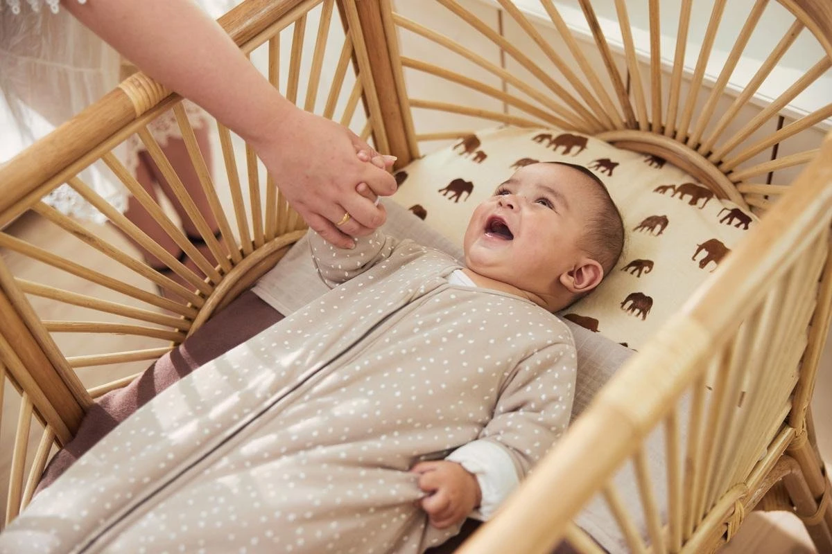 Jollein Baby Baby Winterslaapzak 4-Seizoenen 90cm Spickle - Nougat - Afbeelding 8